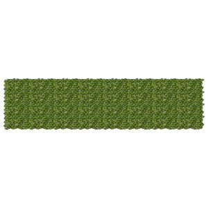 vidaXL Balkong skjerm med blader Gr&oslash;nn og gul 400 x 100 cm