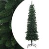 vidaXL Artificial Slim Christmas Tree 150 cm PE og PVC Gr&oslash;nn