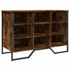 vidaXL Skohylle r&oslash;kt eik 90x38x61,5 cm konstruert tre
