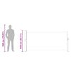 vidaXL Uttrekkbar sidemarkise 140 x 300 cm brun