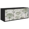 vidaXL Vegghengt TV-skap GOTHA 102 x 33 x 40 cm Svart eik
