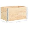 vidaXL Pallekarmer 3 stk 50x100 cm heltre furu