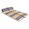 vidaXL Spilebase med 42 lameller 7 soner 120x200 cm