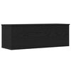 vidaXL Lagringsboks Svart Eik 102 x 35 x 35 cm Konstruert tre