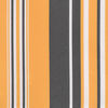 vidaXL Erstatningsduk for markise flerfarget stripe 4x3 m