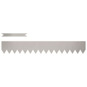 vidaXL Gjerdekant 10 pcs Brun 100 x 0.05 x 20 cm Cortenst&aring;l