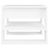 vidaXL Salongbord hvit 55,5x55x45 cm konstruert tre