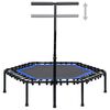 vidaXL Trim-trampoline med håndtak 122 cm