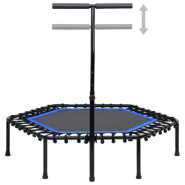 vidaXL Trim-trampoline med håndtak 122 cm