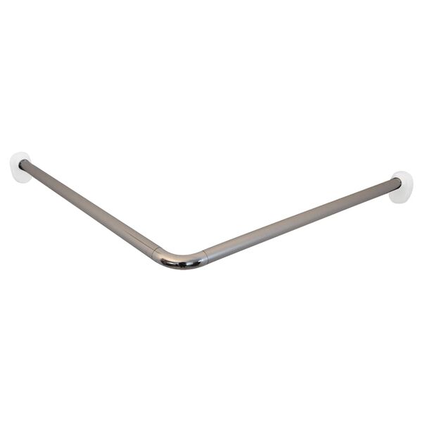 RIDDER Hjørnestang krom 80x80x2,5 cm