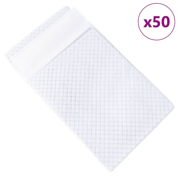 vidaXL Ikke-vevd stoff kj&aelig;ledyr treningspute 50 pcs 120 x 80 cm