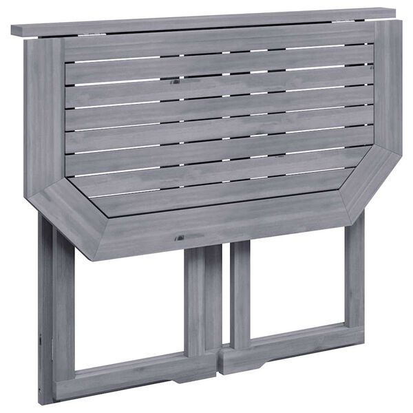 vidaXL Sammenleggbart balkongbord 90x50x74 cm heltre akasie