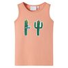Singlet for barn lyseoransje 140