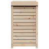 vidaXL Pottebord med hyller 82,5x50x86,5 cm heltre furu