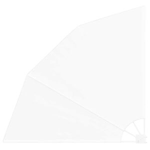 vidaXL Balkong privat skjerm 140 x 140 cm Polyester Hvit