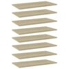 vidaXL Hylleplater 8 stk sonoma eik 60x30x1,5 cm sponplate