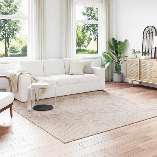 vidaXL Omr&aring;detepper Torget PALMERAS Beige 240 x 240 cm Polyester