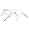 vidaXL Biminitopp 2-buet hvit 180x130x110 cm