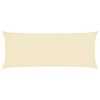 vidaXL Solseil 160 g/m² kremhvit 2x4,5 m HDPE