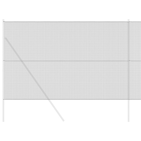 vidaXL Sveist trådgjerde Grå 1.6 x 25 m Stål