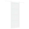 vidaXL Skyved&oslash;r ORKDAL 93 x 232 cm Konstruert tre Hvit