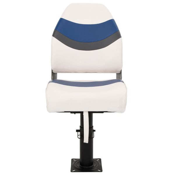 vidaXL Sammenleggbart b&aring;tsetesett med h&oslash;y ryggst&oslash;tte