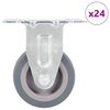 vidaXL Faste hjul 24 stk 50 mm