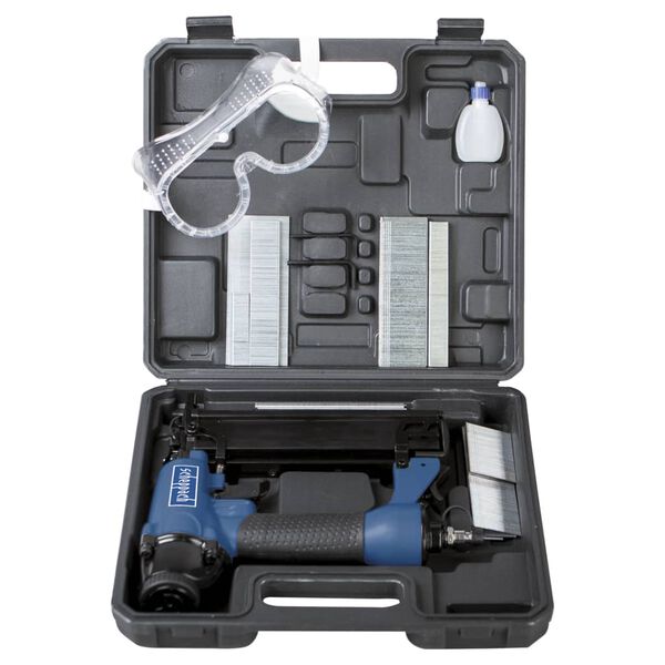 Scheppach 2-i-1 luftdreven spikerpistol/stiftemaskin 15-50mm 16-40mm