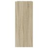 vidaXL Konsollbord sonoma eik 100x35x90 cm konstruert tre