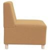 vidaXL Modul Sofa Enhet Armfri 2 pcs Beige 55 x 74 x 82 cm