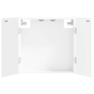vidaXL Dartbrettskap ARNHEM Hvit 52,5 x 10,5 x 53,5 cm Konstruert tre