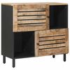 vidaXL Oppbevaringsskap Brun 80 x 33,5 x 75 cm Massiv mango tre