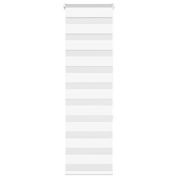 vidaXL Sebragardin hvit 45x150 cm stoff bredde 40,9 cm polyester