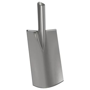 vidaXL Spadehode s&oslash;lv 43 x 17 cm Pulverlakkert st&aring;l
