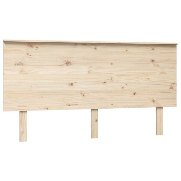 vidaXL Sengegavl 154x6x82,5 cm heltre furu