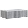 vidaXL Vegghengt Sidebord 59 x 34,5 x 17 cm Konstruert tre Gr&aring; sonoma