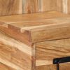 vidaXL Nattbord 60x32x80 cm heltre akasie