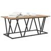 vidaXL Kaffebord Artisan Eik 100 x 50 x 40 cm Ingeni&oslash;rtre og metall