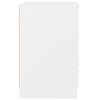 vidaXL Nattbord hvit 40x40x63 cm konstruert tre