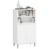 vidaXL Highboard hvit 60x36x110 cm konstruert tre