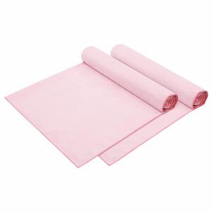 vidaXL Solsengh&aring;ndkler 2 pcs Rosa 210 x 75 cm Polyester og polyamid
