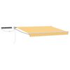 vidaXL Elektrisk Utrekkbar Markise sand 3 x 2,5 m