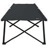 vidaXL Sammenleggbar camping seng Svart 206 x 76 x 74 cm