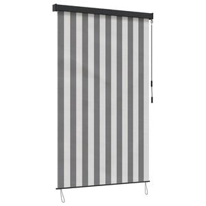 vidaXL Rullegardin Antrasitt og Hvit 180 x 250 cm Stoff og Aluminium