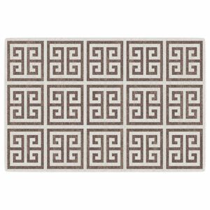 vidaXL Inne- og uteteppe kort luv flerfarget 120x180 cm