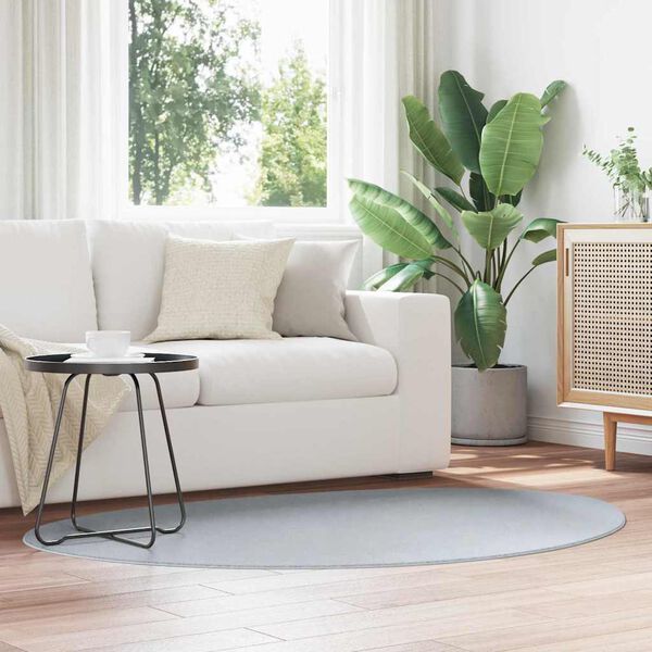 vidaXL Teppe HUARTE Gr&aring; 120 x 170 cm Polyester