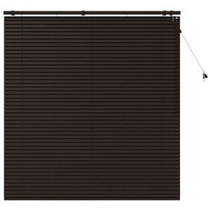 vidaXL Venetiansk persienne M&oslash;rk brun 155 x 160 cm 35 mm
