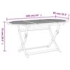 vidaXL Sammenleggbart hagebord 160x85x75 cm heltre akasie