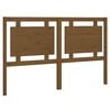 vidaXL Sengegavl honningbrun 155,5x4x100 cm heltre furu