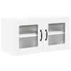 vidaXL Vegghylle LUCCA Hvit 80 x 31 x 40 cm Konstruert tre